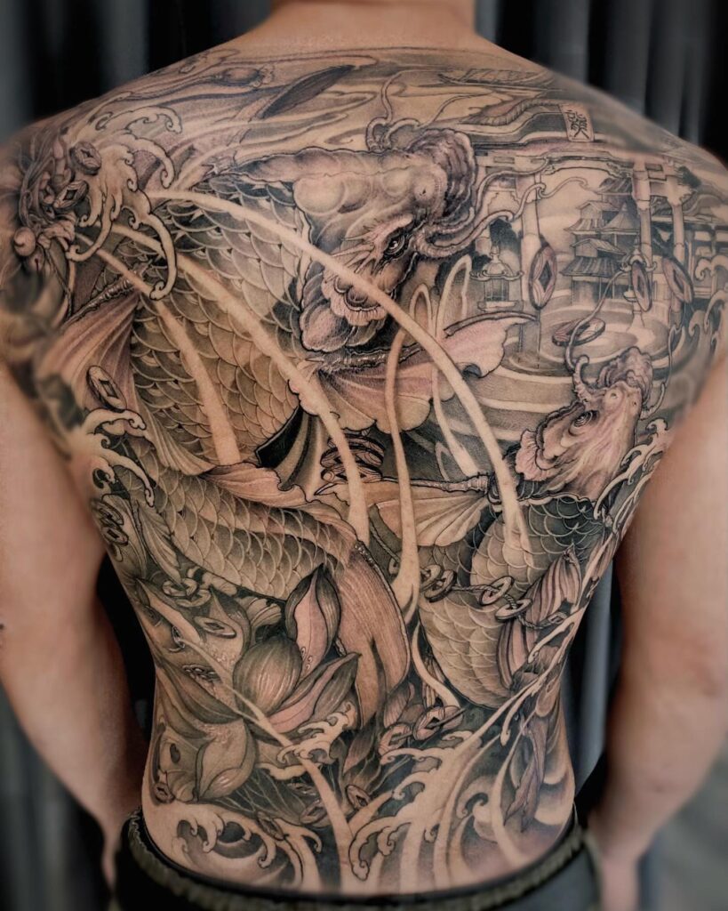 Hình Xăm Mệnh Thủy: Bí Quyết Thu Hút May Mắn và Tài Lộc 307860046 476223307763819 3029371472819079305 n