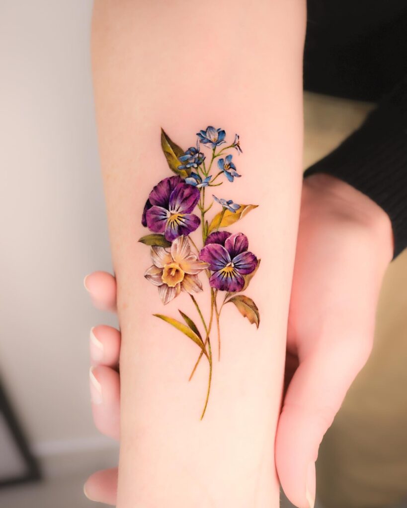 99+ Hình Xăm Bông Hoa Mini Đẹp – Xu Hướng Nghệ Thuật & Ý Nghĩa Sâu Sắc 2025 398322169 1738790149920965 5366921584548463129 n