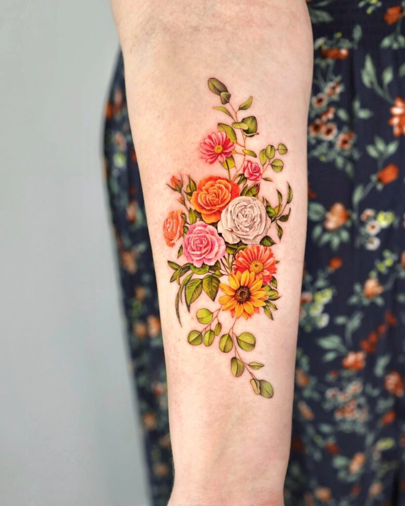 99+ Hình Xăm Bông Hoa Mini Đẹp – Xu Hướng Nghệ Thuật & Ý Nghĩa Sâu Sắc 2025 465155301 575737361791531 3732196054320209740 n