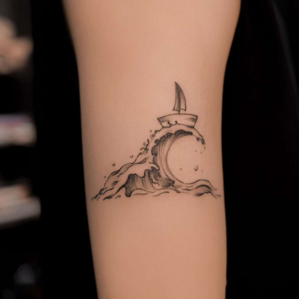 Hình Xăm Mệnh Thủy: Bí Quyết Thu Hút May Mắn và Tài Lộc 469186038 18146780770348718 4713916636262024429 n