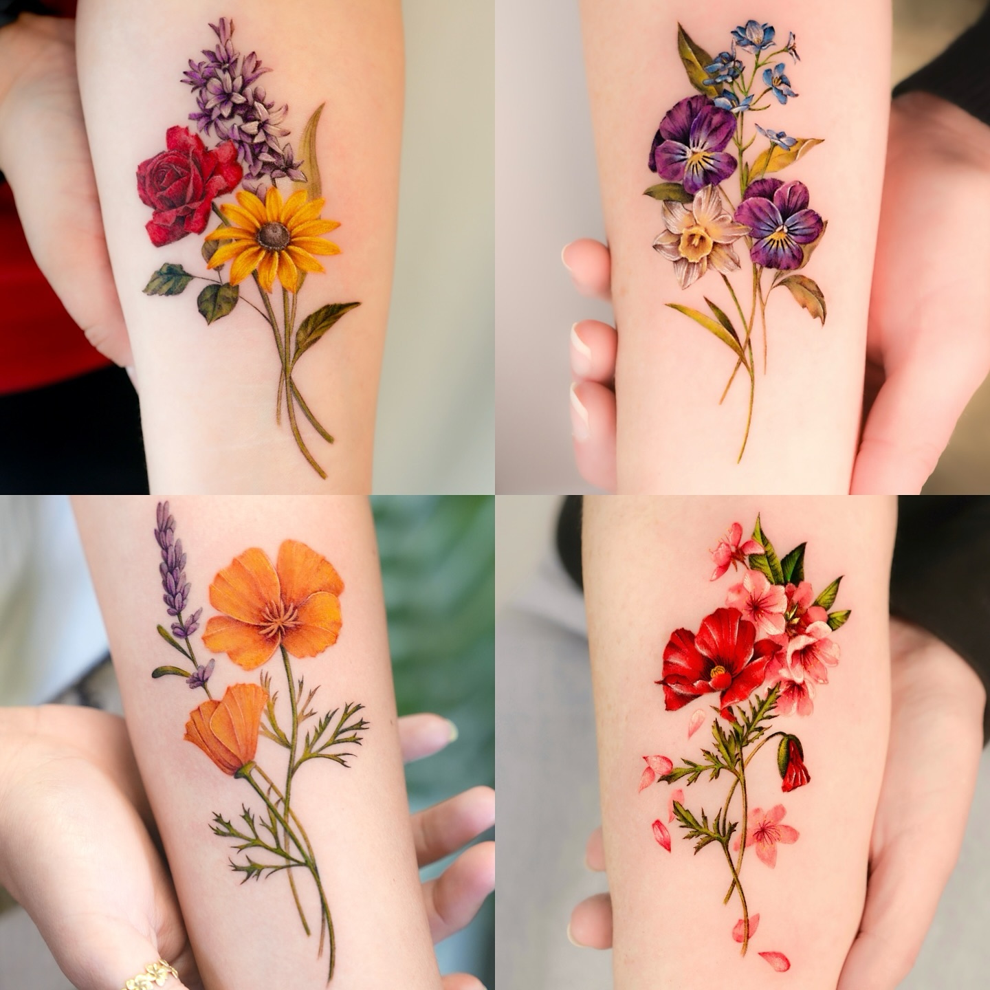 hinh xam bong hoa mini dep