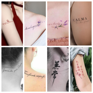 hinh xam chu danh cho nu