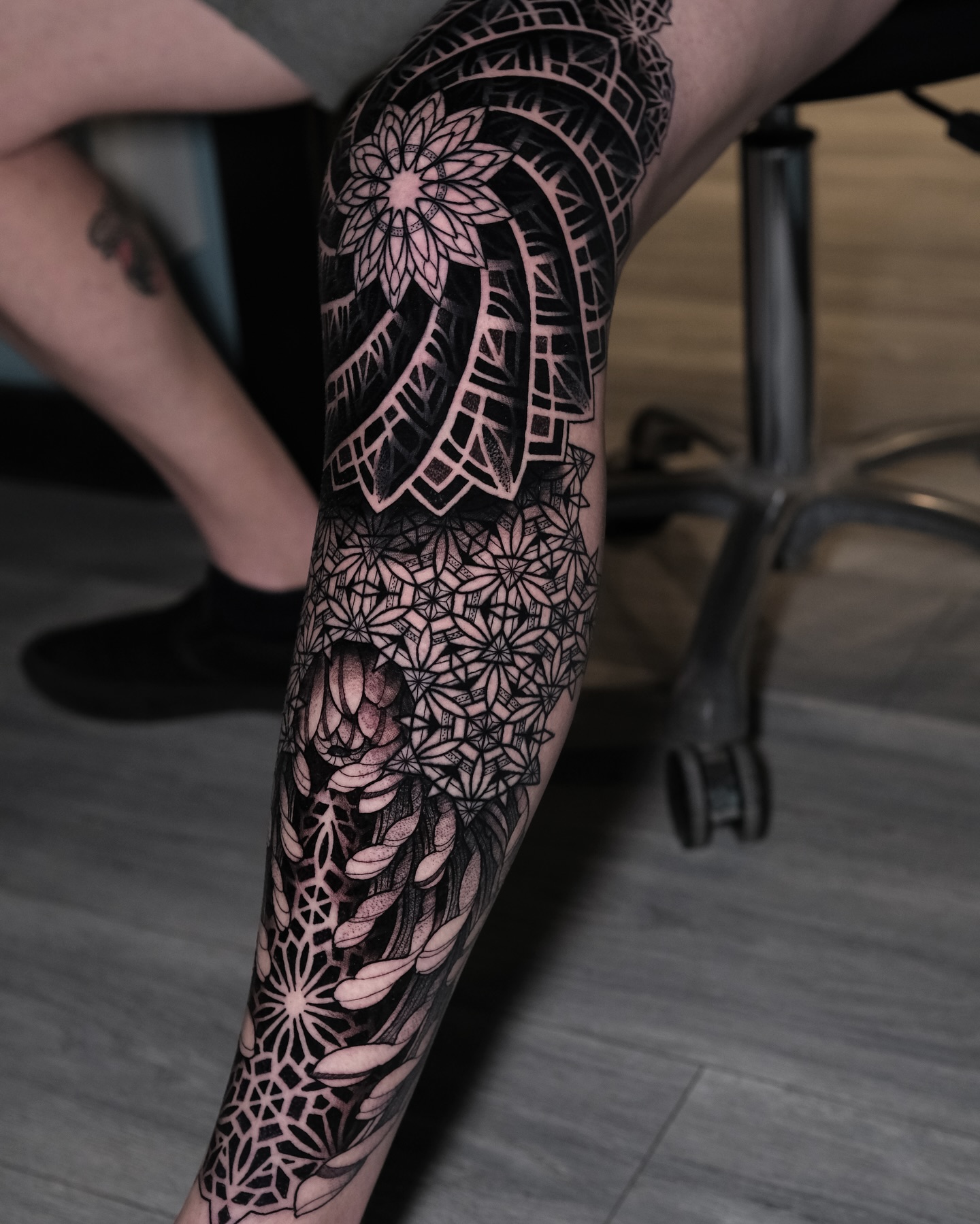 hinh xam mandala dep