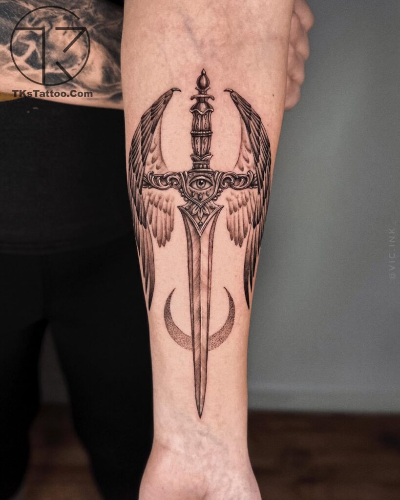 Hình xăm mệnh Kim – Gợi ý 100+ mẫu hình xăm hợp phong thủy giúp thu hút năng lượng tích cực 330784087 178667891539618 7222774460552174389 n