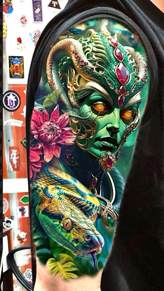 Hình xăm mệnh Mộc – 50+ Mẫu hình xăm phong thủy giúp cân bằng năng lượng và tăng sự tự tin hinh xam me thien nhien bap tay