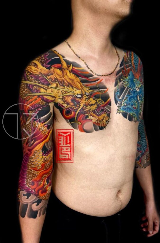 Top Hình Xăm Hợp Tuổi Tý Đẹp, Hút Tài Lộc & May Mắn Nhất 2026 | TKs Tattoo Dragon Tattoo