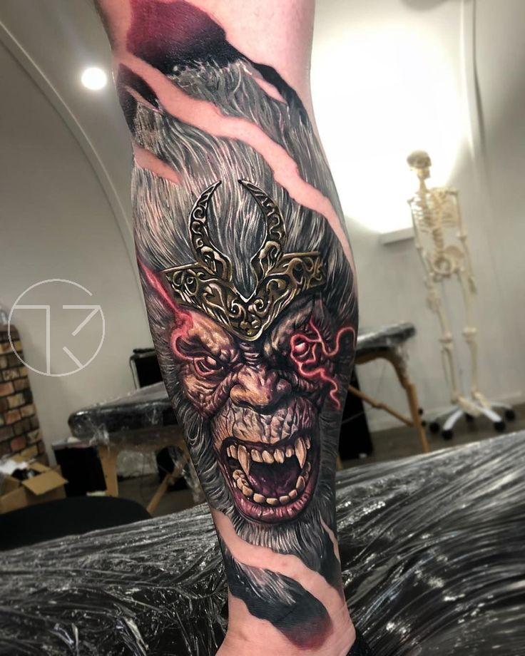 Top Hình Xăm Hợp Tuổi Tý Đẹp, Hút Tài Lộc & May Mắn Nhất 2026 | TKs Tattoo Monkey tattoo