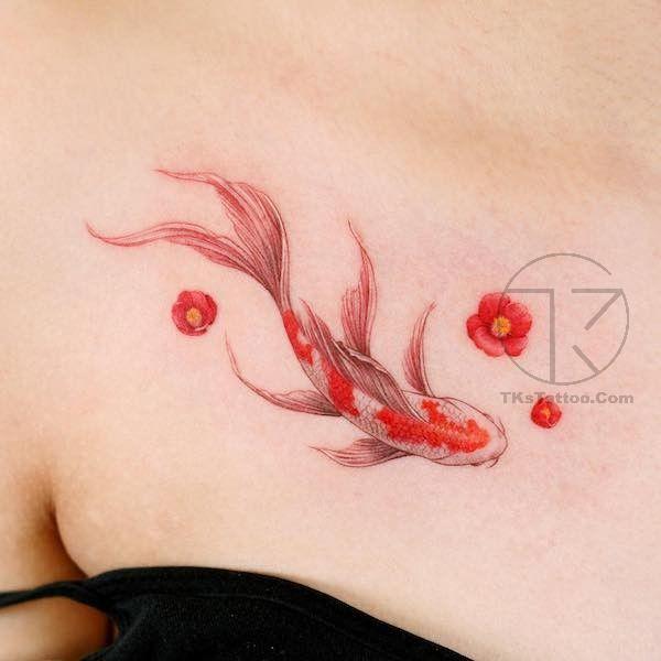 Top Hình Xăm Hợp Tuổi Tý Đẹp, Hút Tài Lộc & May Mắn Nhất 2026 | TKs Tattoo hinh xam ca chep mini