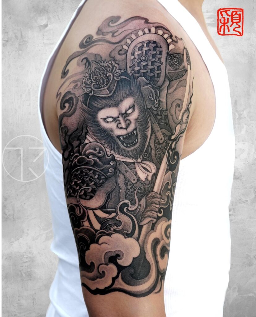 Top Hình Xăm Hợp Tuổi Tý Đẹp, Hút Tài Lộc & May Mắn Nhất 2026 | TKs Tattoo hinh xam ngo khong nhat co bap tay