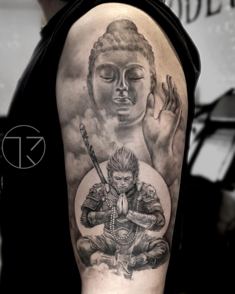 Top Hình Xăm Hợp Tuổi Tý Đẹp, Hút Tài Lộc & May Mắn Nhất 2026 | TKs Tattoo hinh xam ngo khong va phat