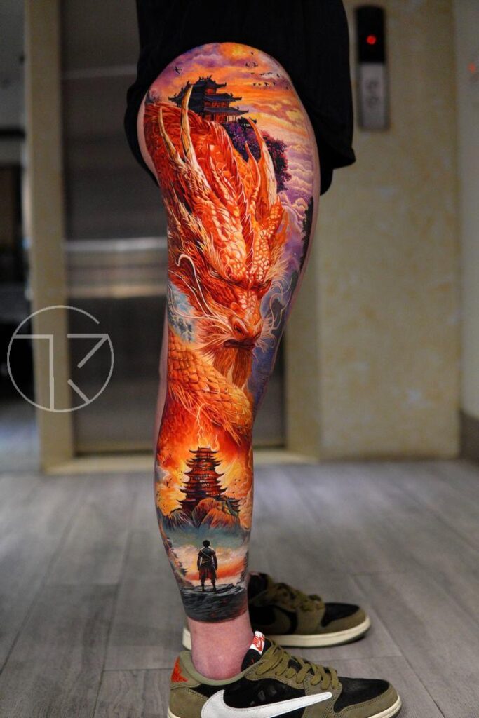 Top Hình Xăm Hợp Tuổi Tý Đẹp, Hút Tài Lộc & May Mắn Nhất 2026 | TKs Tattoo hinh xam rong full chan