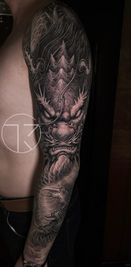 Top Hình Xăm Hợp Tuổi Tý Đẹp, Hút Tài Lộc & May Mắn Nhất 2026 | TKs Tattoo hinh xam rong full tay