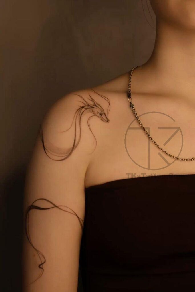 Top Hình Xăm Hợp Tuổi Tý Đẹp, Hút Tài Lộc & May Mắn Nhất 2026 | TKs Tattoo hinh xam rong khoi