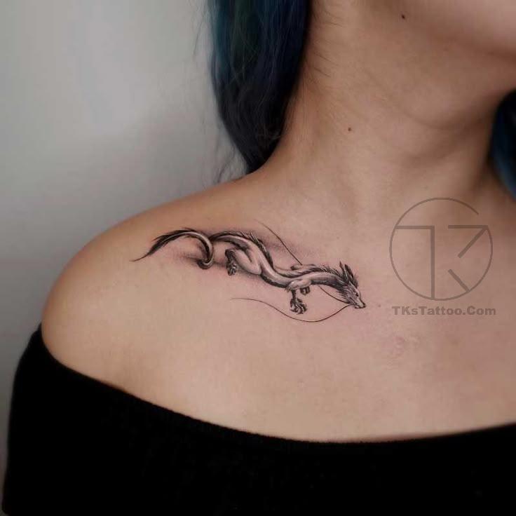 Top Hình Xăm Hợp Tuổi Tý Đẹp, Hút Tài Lộc & May Mắn Nhất 2026 | TKs Tattoo hinh xam xuong quai xanh cho nu